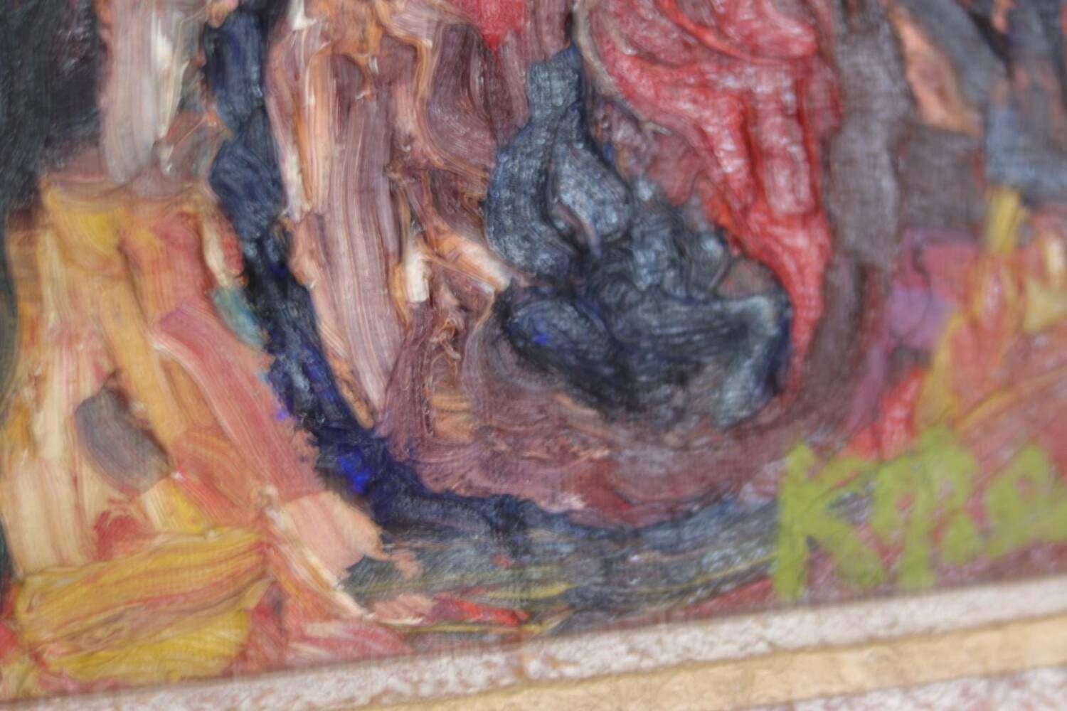 Swedish Oil on Canvas – “Flowers” by Karl Ragnar Johannesson