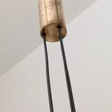 Adjustable Cylinder Pendant Mod. 437 by Tito Agnoli Produced by O-Luce, Ita