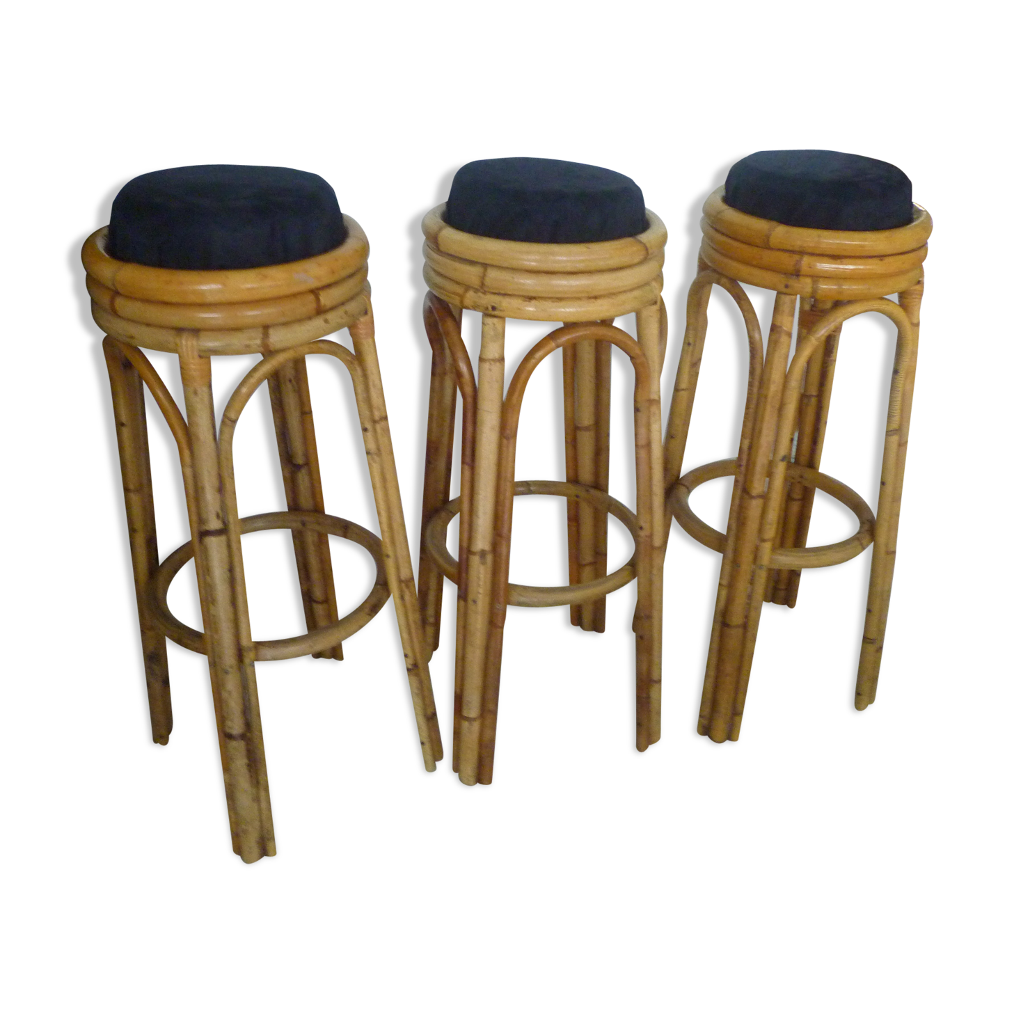 Rattan bar stools