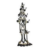 19th century cast iron coat rack