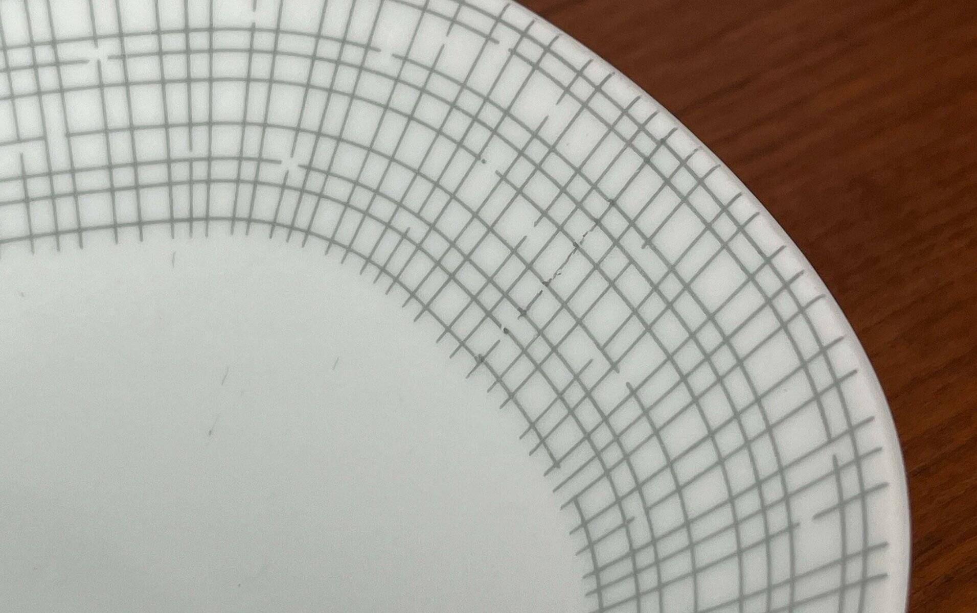 Mid-Century Modern German ceramic plates by Heinrich Löffelhardt for Arzberg, 1960s, set of 2.