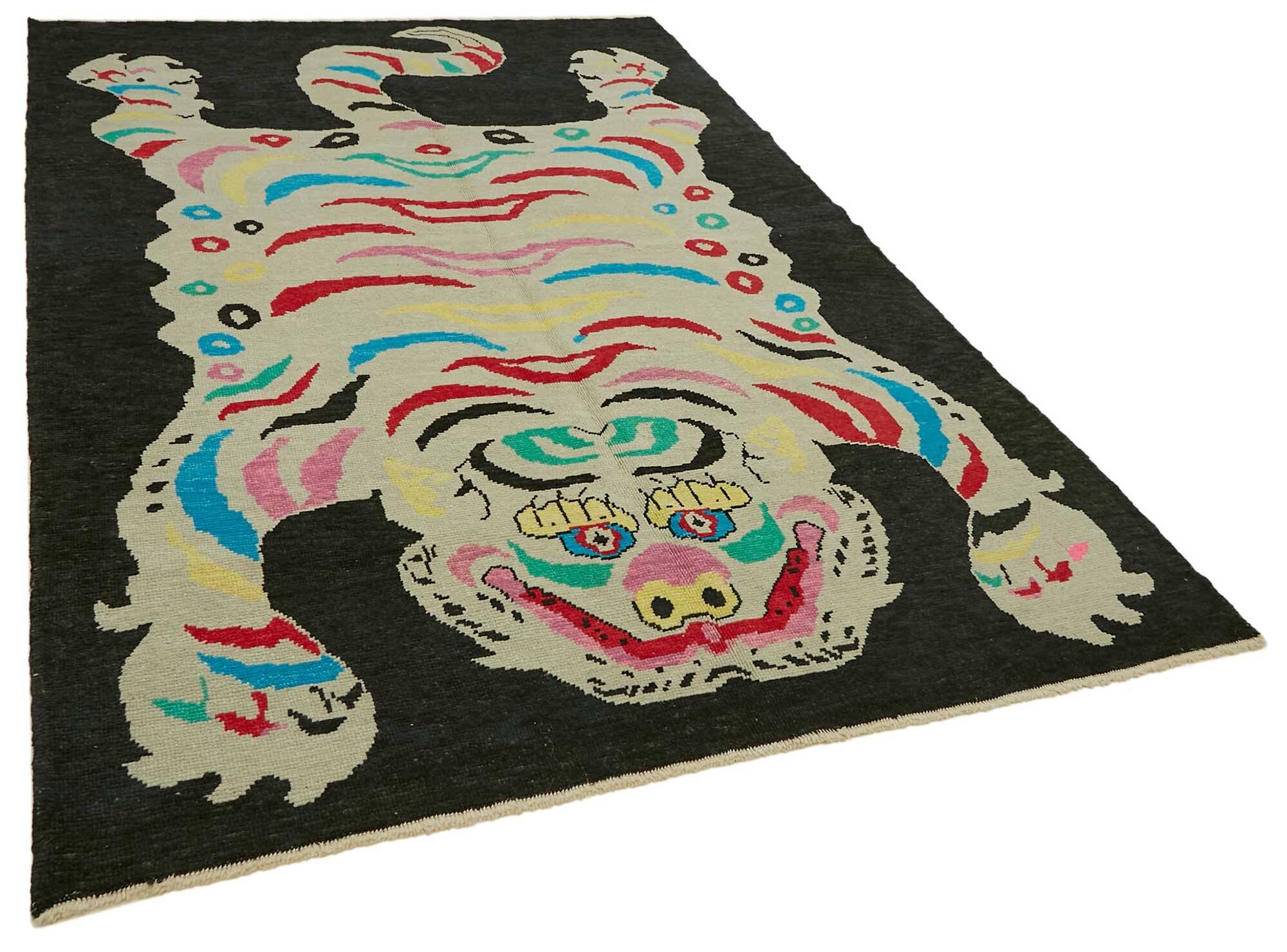 Turkish Handknotted Wool Tiger Rug  208 cm x 310 cm