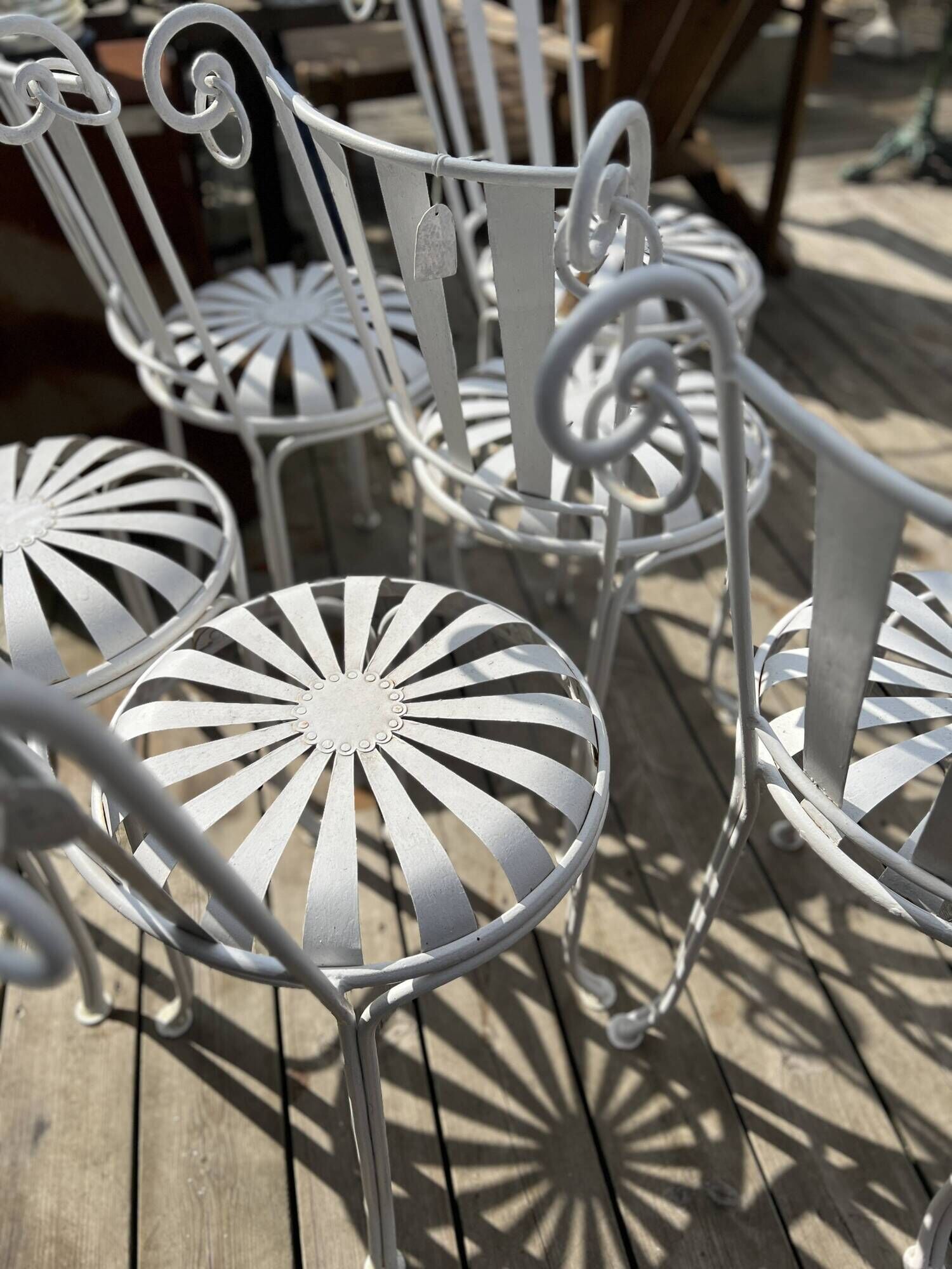 Vintage garden chairs by Francois CARRE