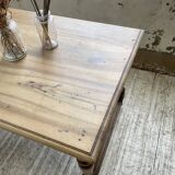 2m walnut drapery farm table