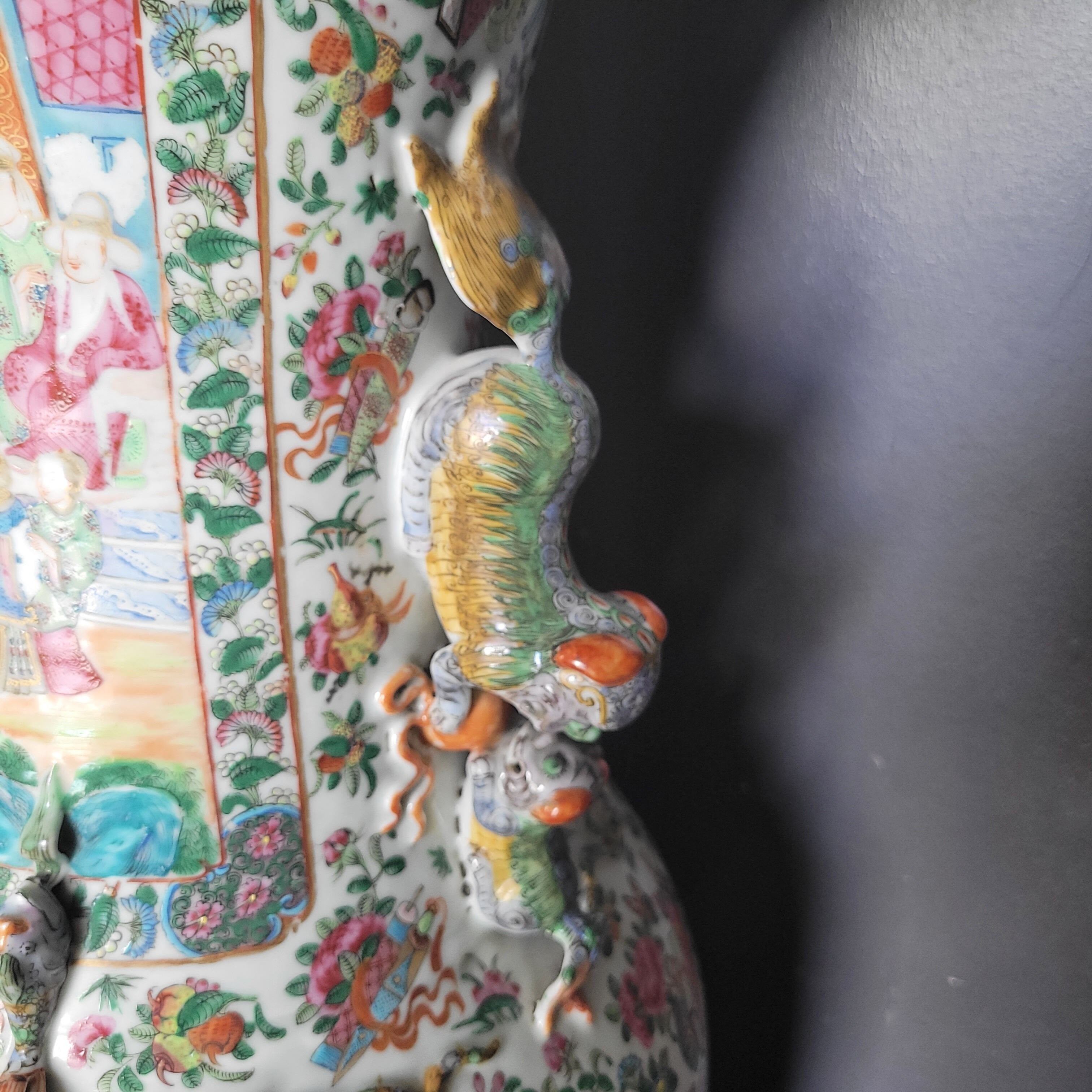 Very large Chinese vase (92 centimeters)