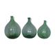 Set of 3 old Vintage 20 demijohn L-15L - 10L