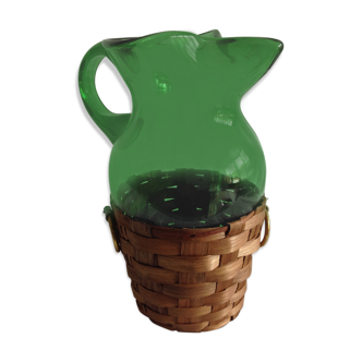 Vintage green pitcher