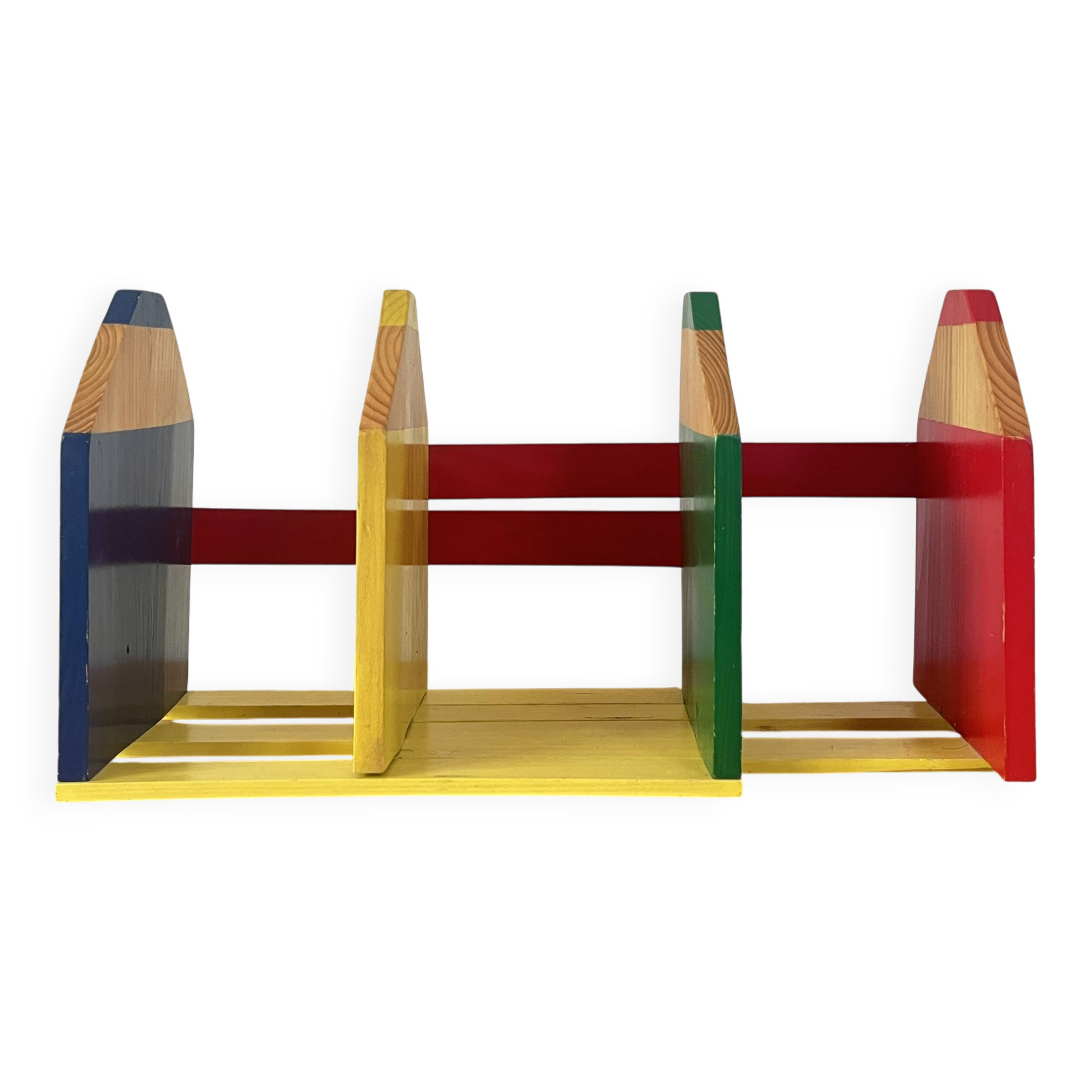 Modular pencil shelf 1980s, Pierre Sala style