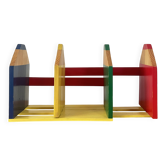 Etagère crayons modulable Années 80, style Pierre Sala
