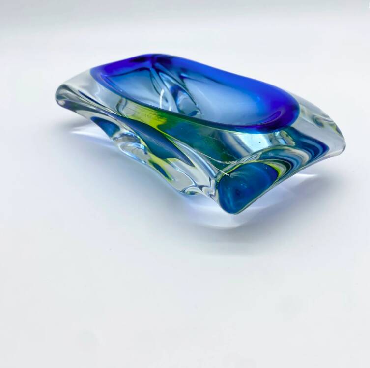 “Fluo Sommerso” ashtray – Murano, 1970s