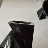 Black coffee cups designed by Pierre Casenove Studio Salins, Memphis style