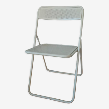 Folding metal chair 80s