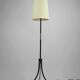 Black and Brass Floor Lamp, Model KT 706 — Konsthantverk Tyringe, Sweden, 1950s