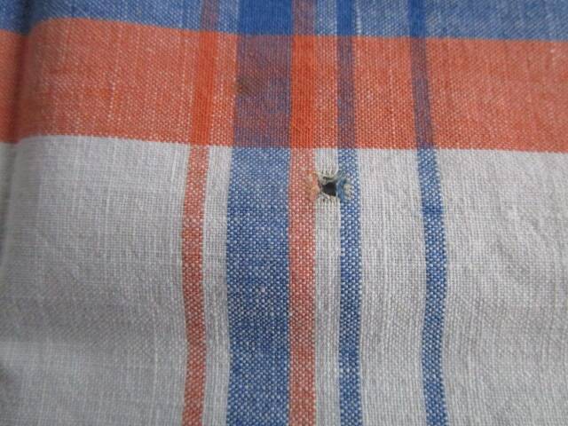 4 old monogrammed napkins