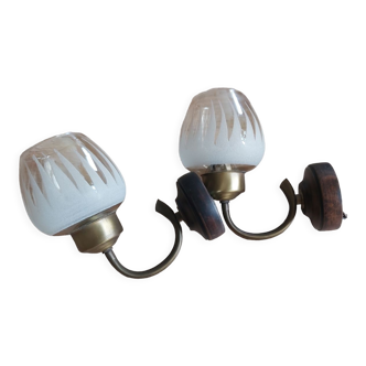 Pair of wall lamps 60s