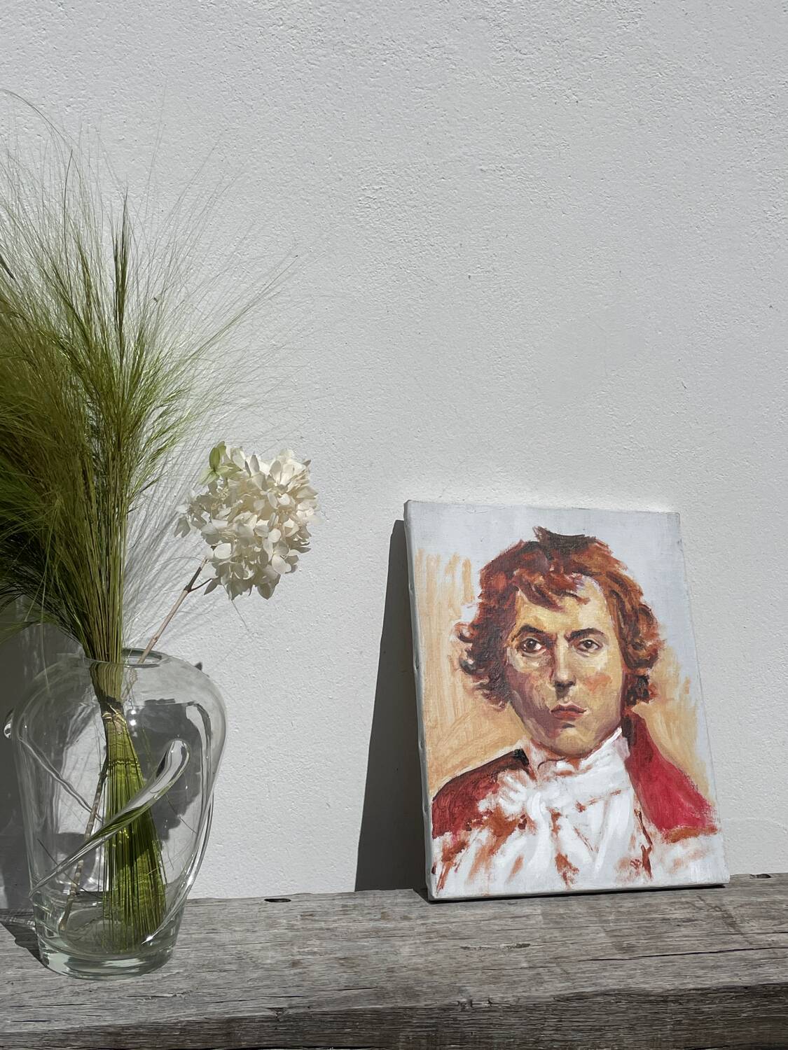 Portrait à l’huile d’un homme tableau