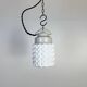 Vintage White Porcelain Pendant Light, 1970s