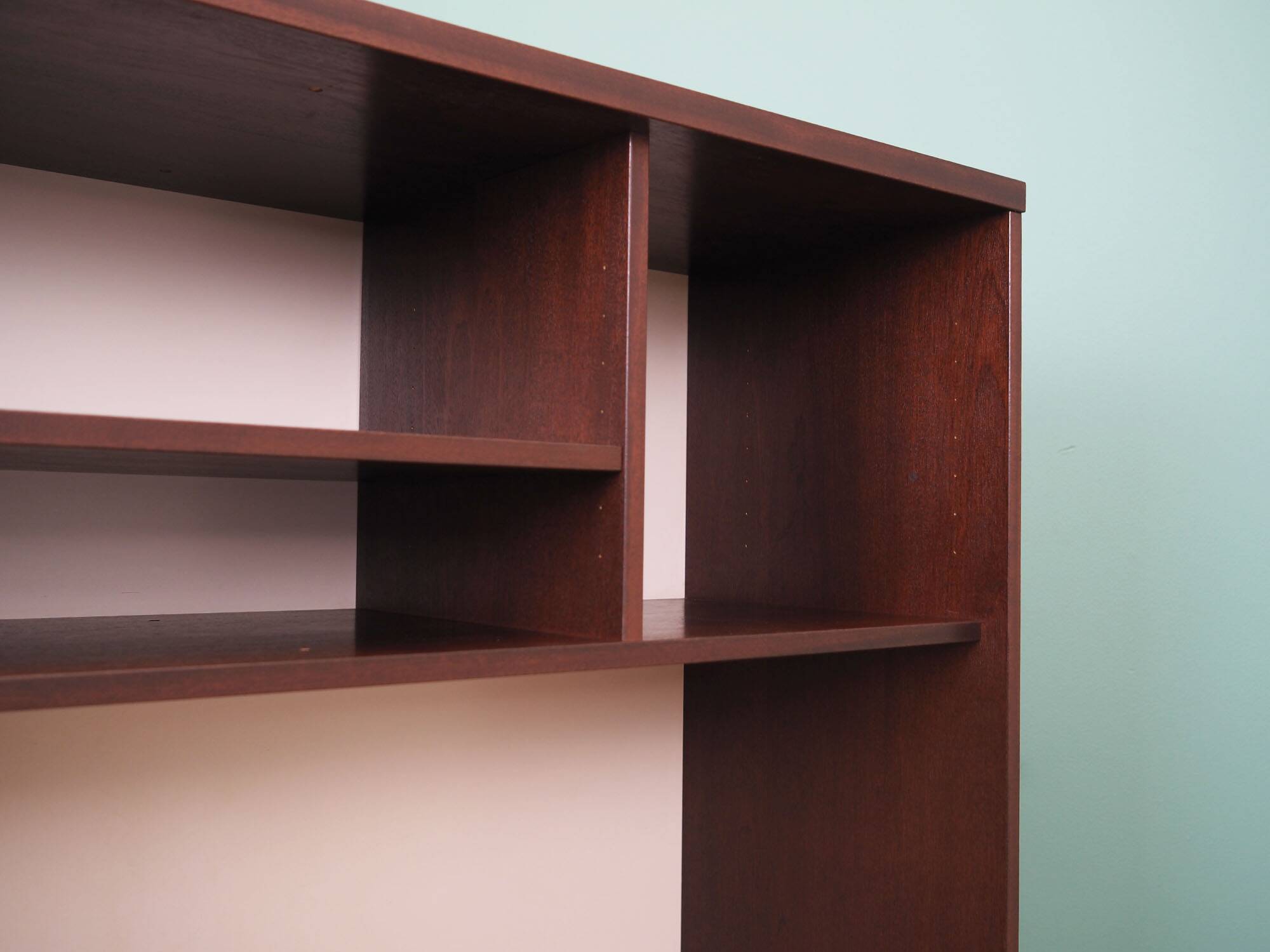 Mahogany bookcase, Swedish design, 1960s, manufacturer: Ulferts
