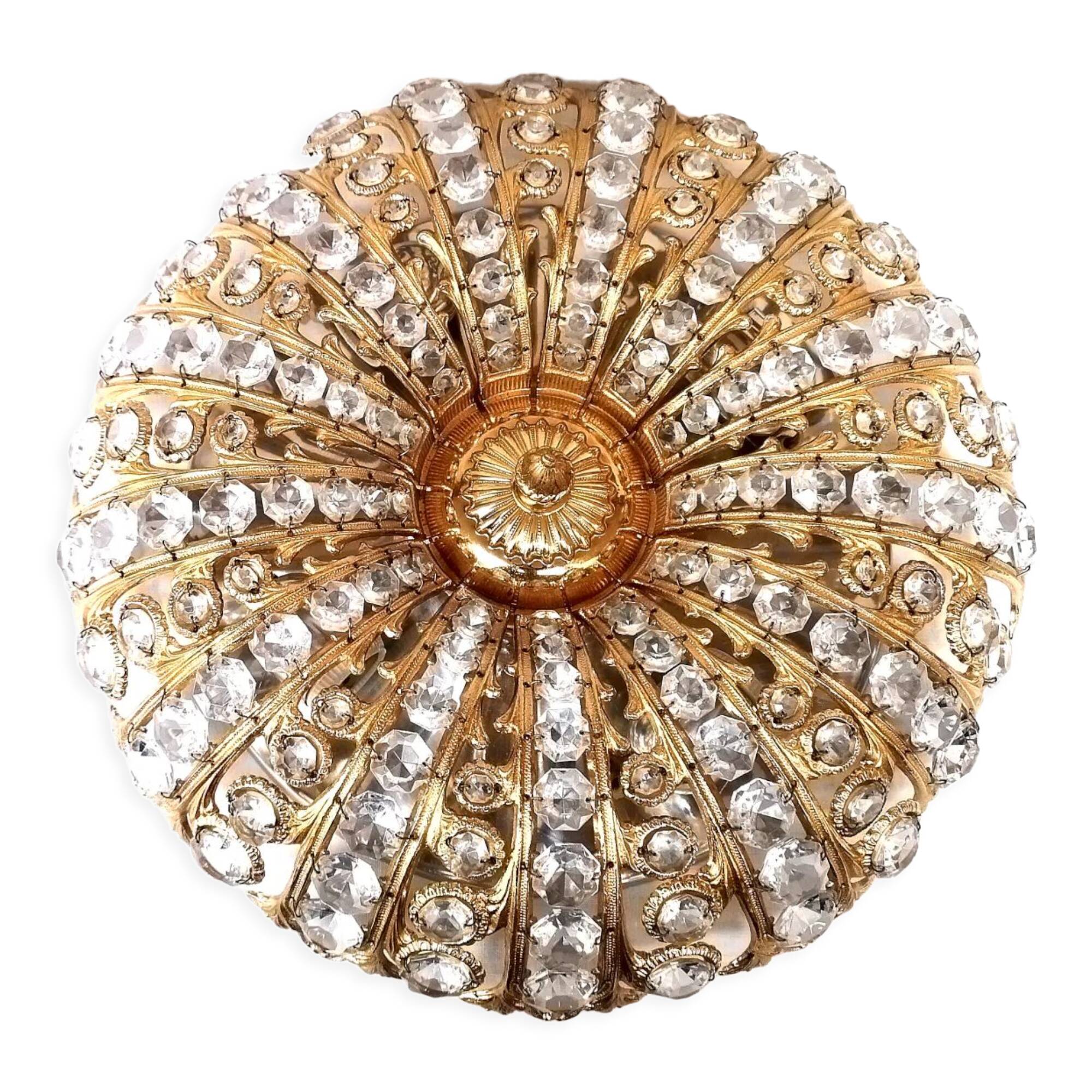 Plafonnier en forme de goutte de verre