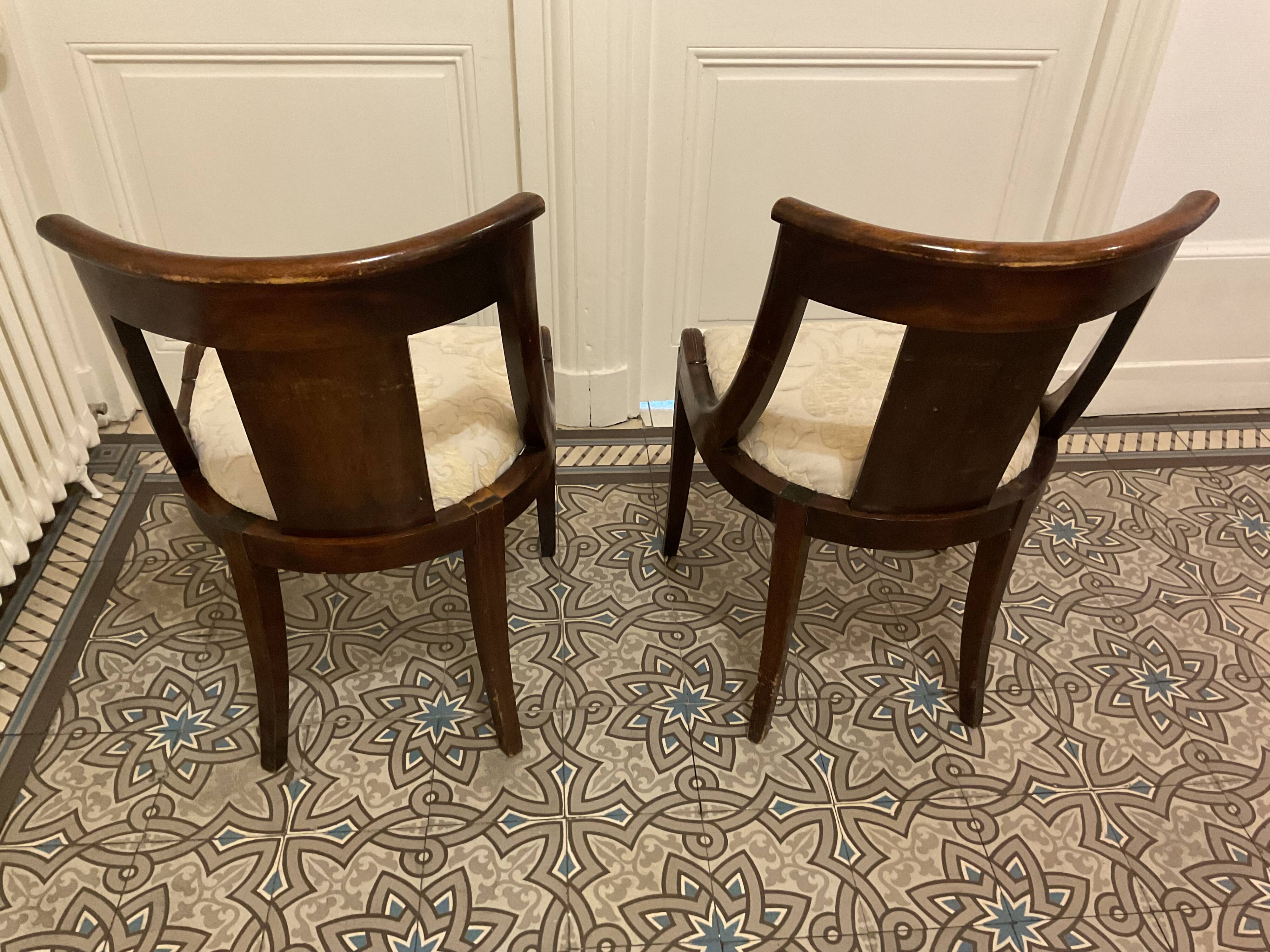Vintage empire gondola chairs
