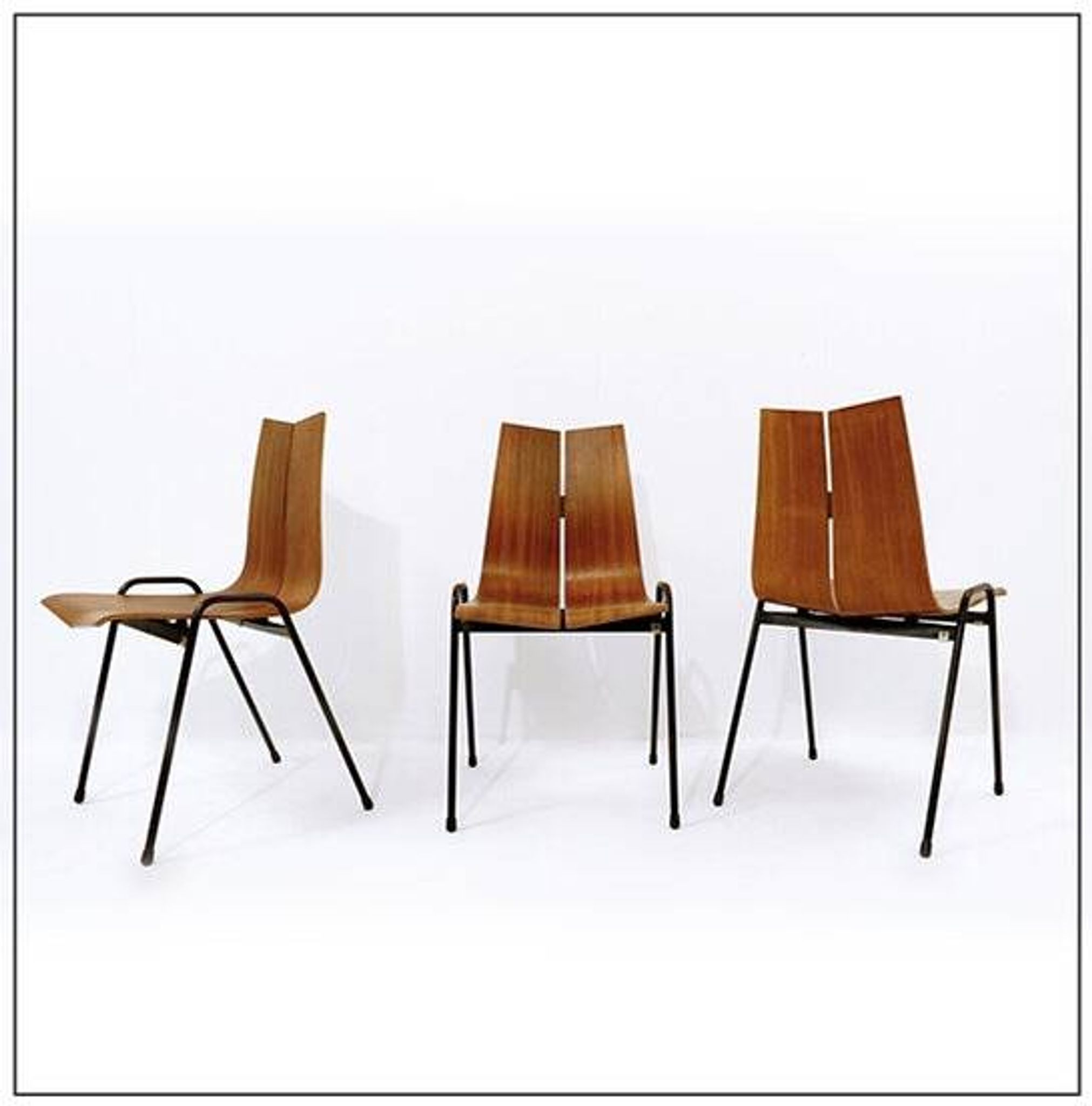 Swiss "GA" Chair by Hans Bellmann for Horgen-Glarus, 1960s - sold by the piece / 3 available