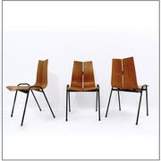 Swiss "GA" Chair by Hans Bellmann for Horgen-Glarus, 1960s - sold by the piece / 3 available