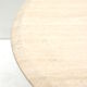 Oval travertine coffee table made in the 1970s