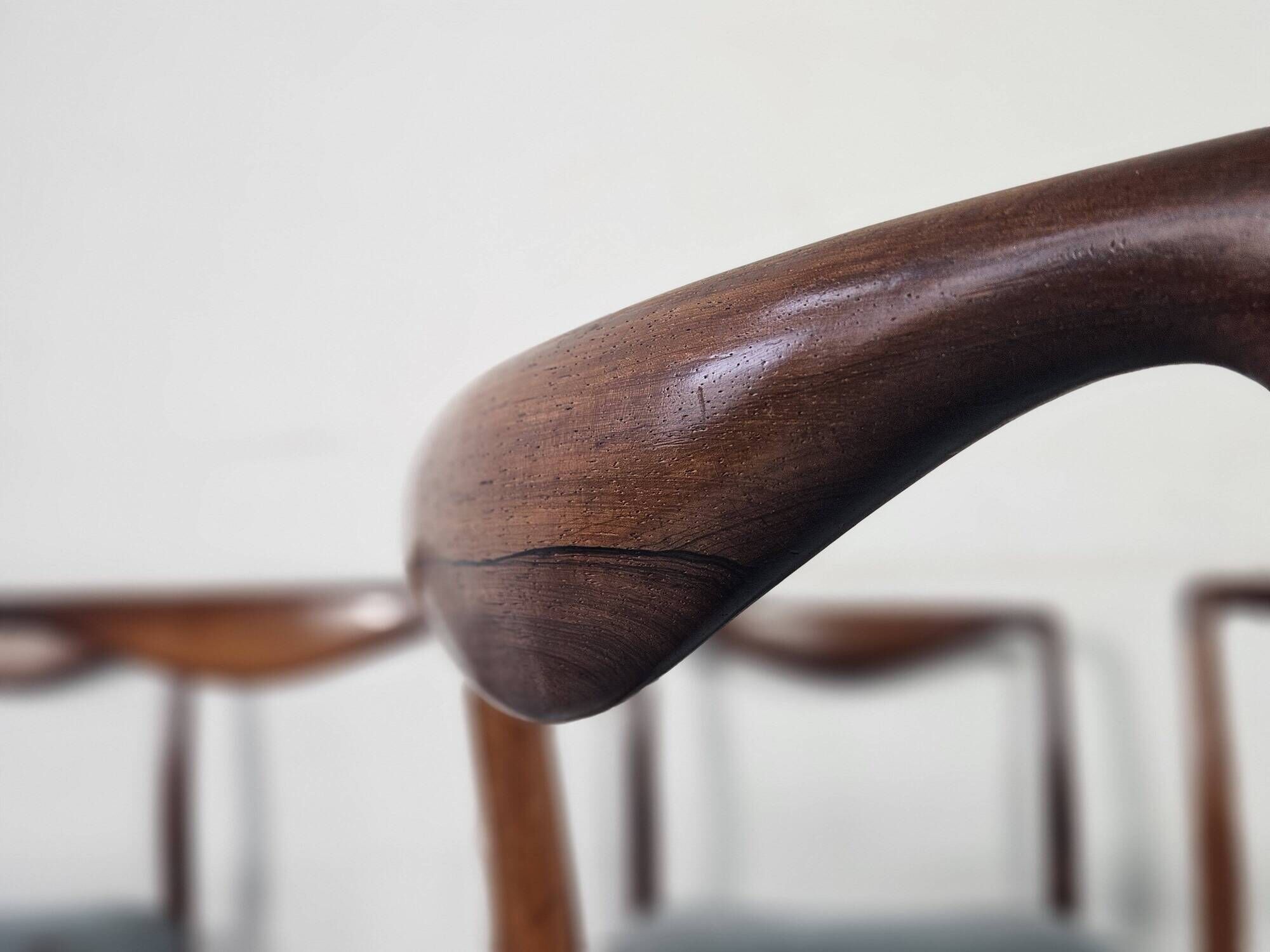 6 Scandinavian chairs in rosewood by Kai Lyngfeldt Larsen