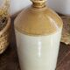 Two-tone stoneware jar, SRD, England