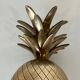 Pineapple ice bucket in brass and steel