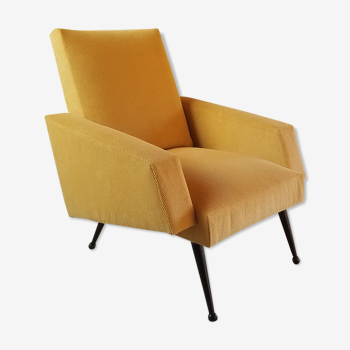 Wine armchair 60s fully restored