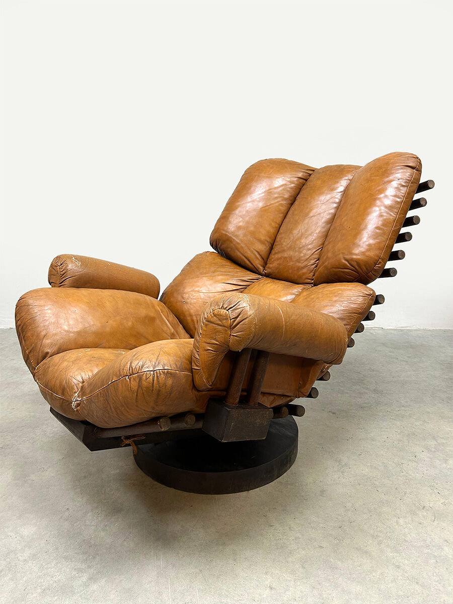 Vintage rare Koala lounge chair O.F. Blaha 1960s