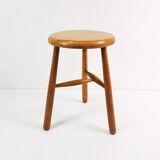 Tabouret trépied style Mid-Century, Danemark, années 1960