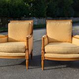 Pair of Directoire style armchairs