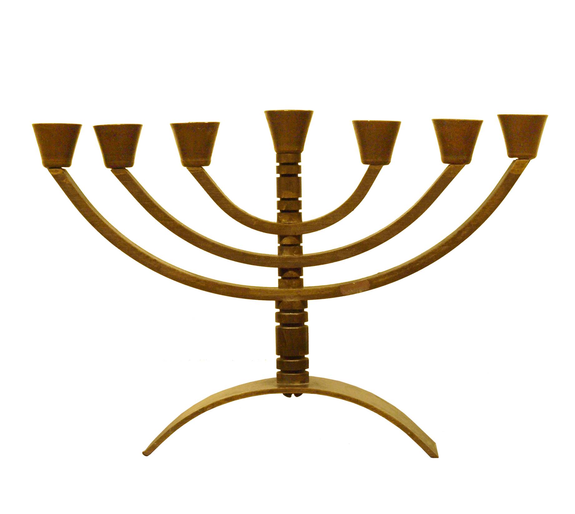 Bronze Menorah, made in Israel, 1970