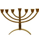 Bronze Menorah, made in Israel, 1970