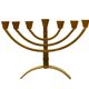 Bronze Menorah, made in Israel, 1970