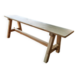 Banc en chêne massif, Rustique,Brut.