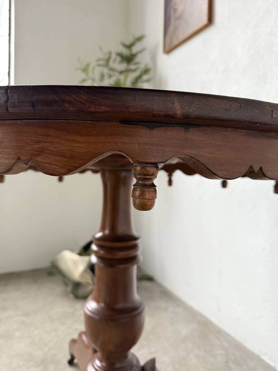 Biedermeier console or side table, 19th century.