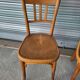 Pair of authentic antique Fischel Vintage bistro chairs