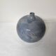 Glazed ceramic ball vase soliflore signed with monogram BL.