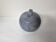 Vase boule soliflore en céramique vernissée signé monogramme BL