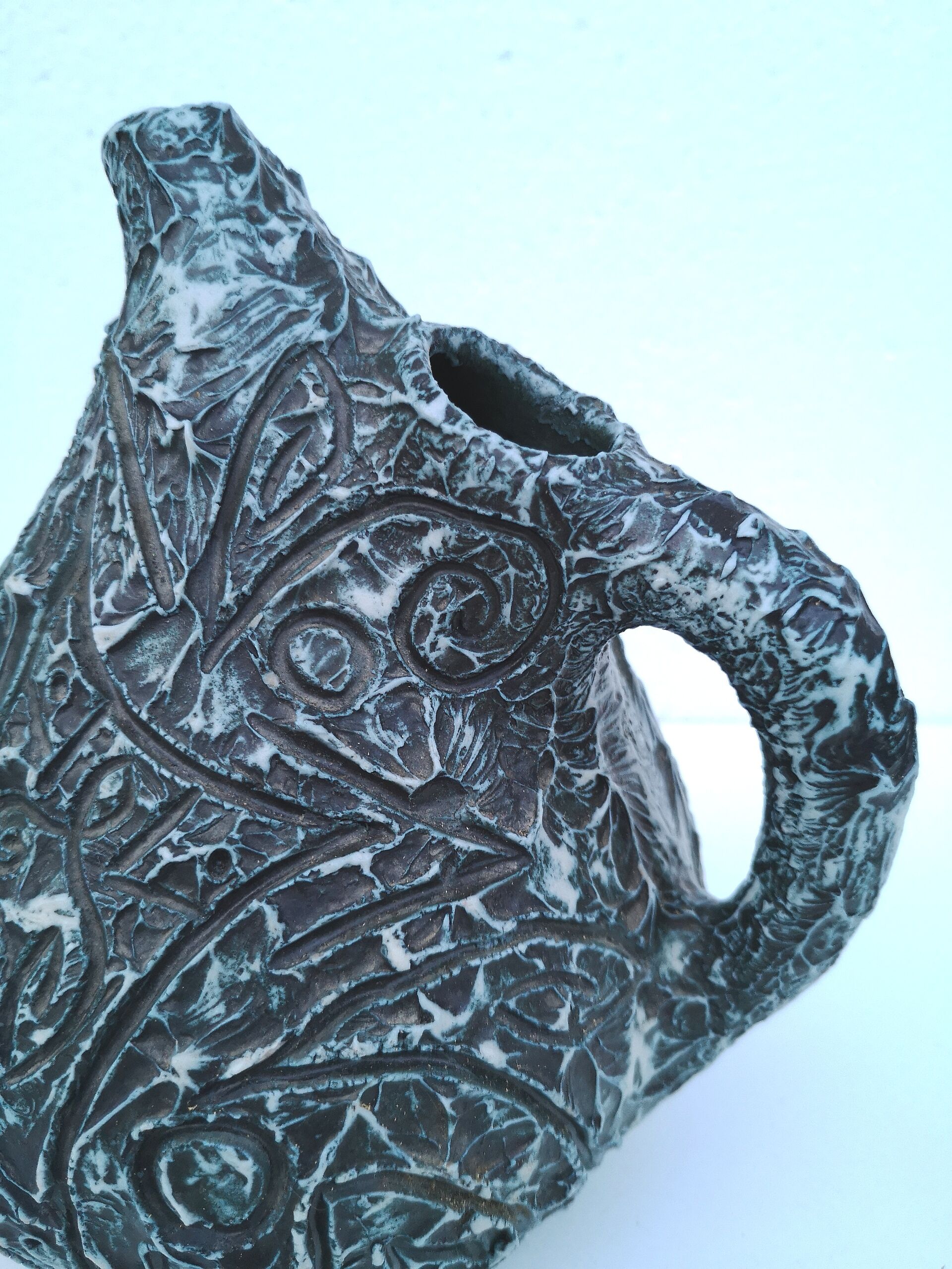 Vase Pitcher - unique piece - Model Arroka - Basque