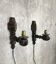 Pair of vintage wooden wall lights