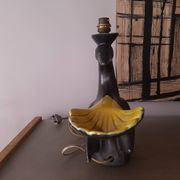 Pied de lampe en ceramique annees 50's