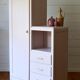 Asymmetric cabinet