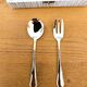 Vintage gold dessert forks and spoons