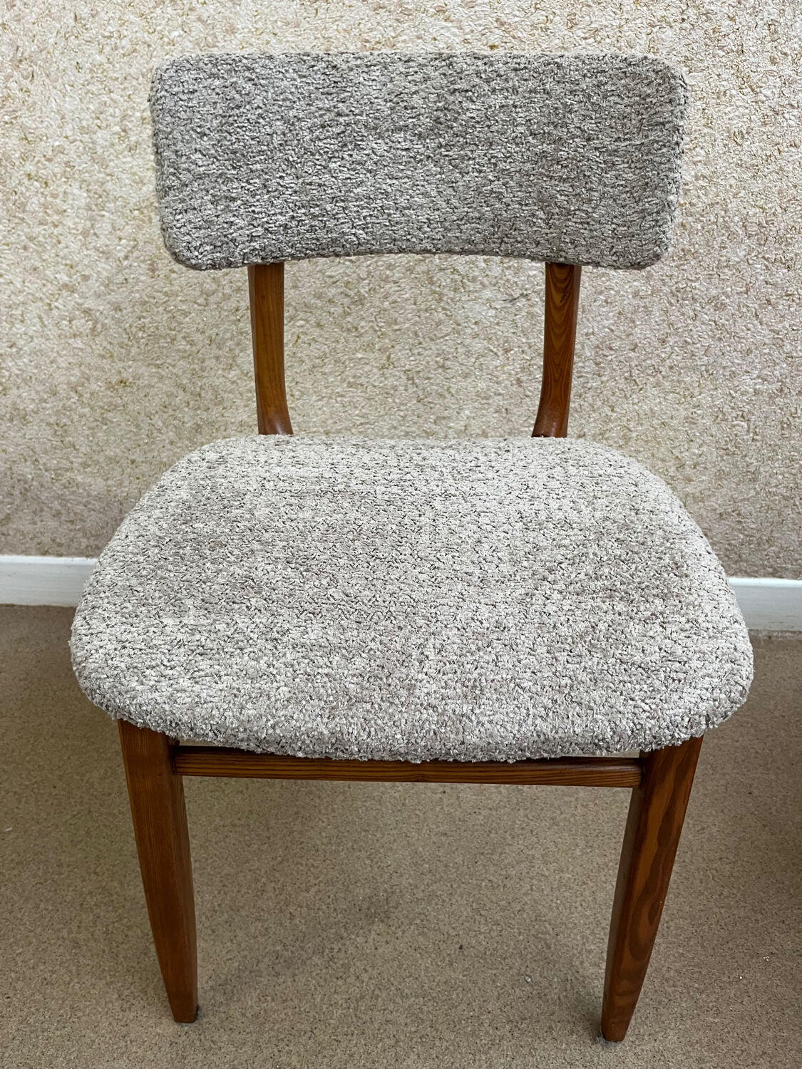 Pair of Scandinavian loop chairs