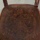 Ensemble de quatre chaises de bistro antiques de la fin du 19e/début du 20e siècle.