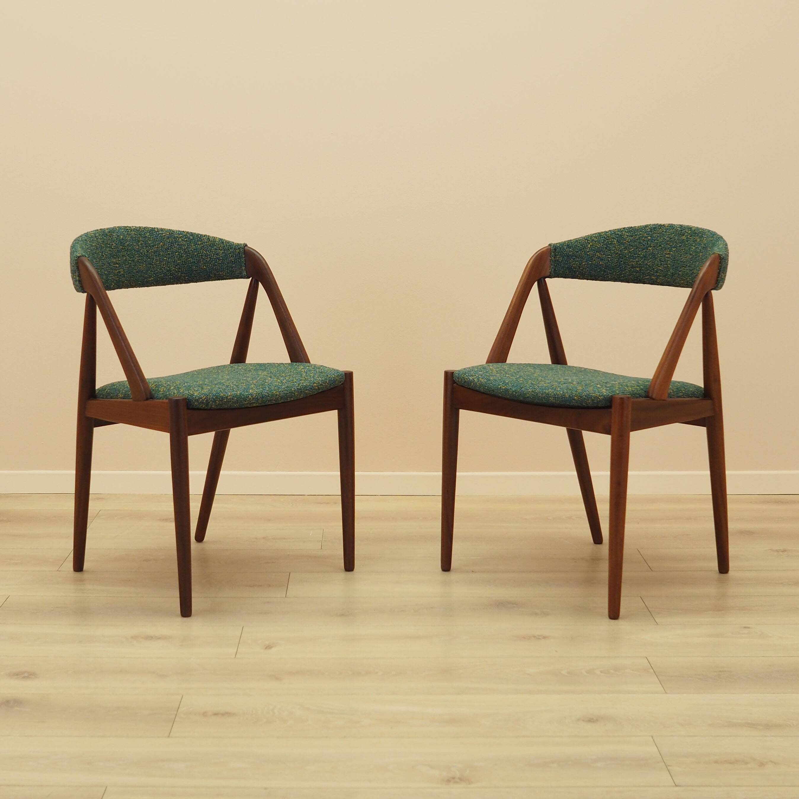 Set of two teak chairs, Danish design, 1970s, designer: Kai Kristiansen